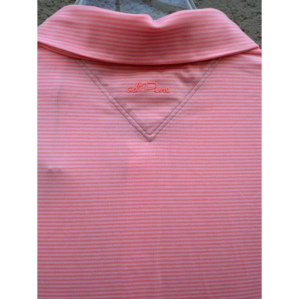 Adidas Adipure Golf Polo Shirt Pink Medium NWT